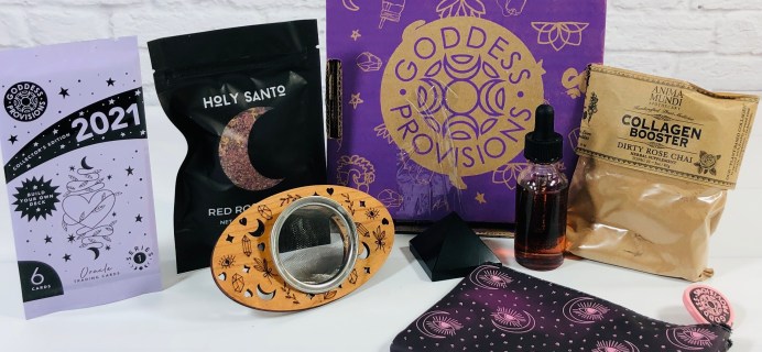 Goddess Provisions July 2021 Subscription Box Review
