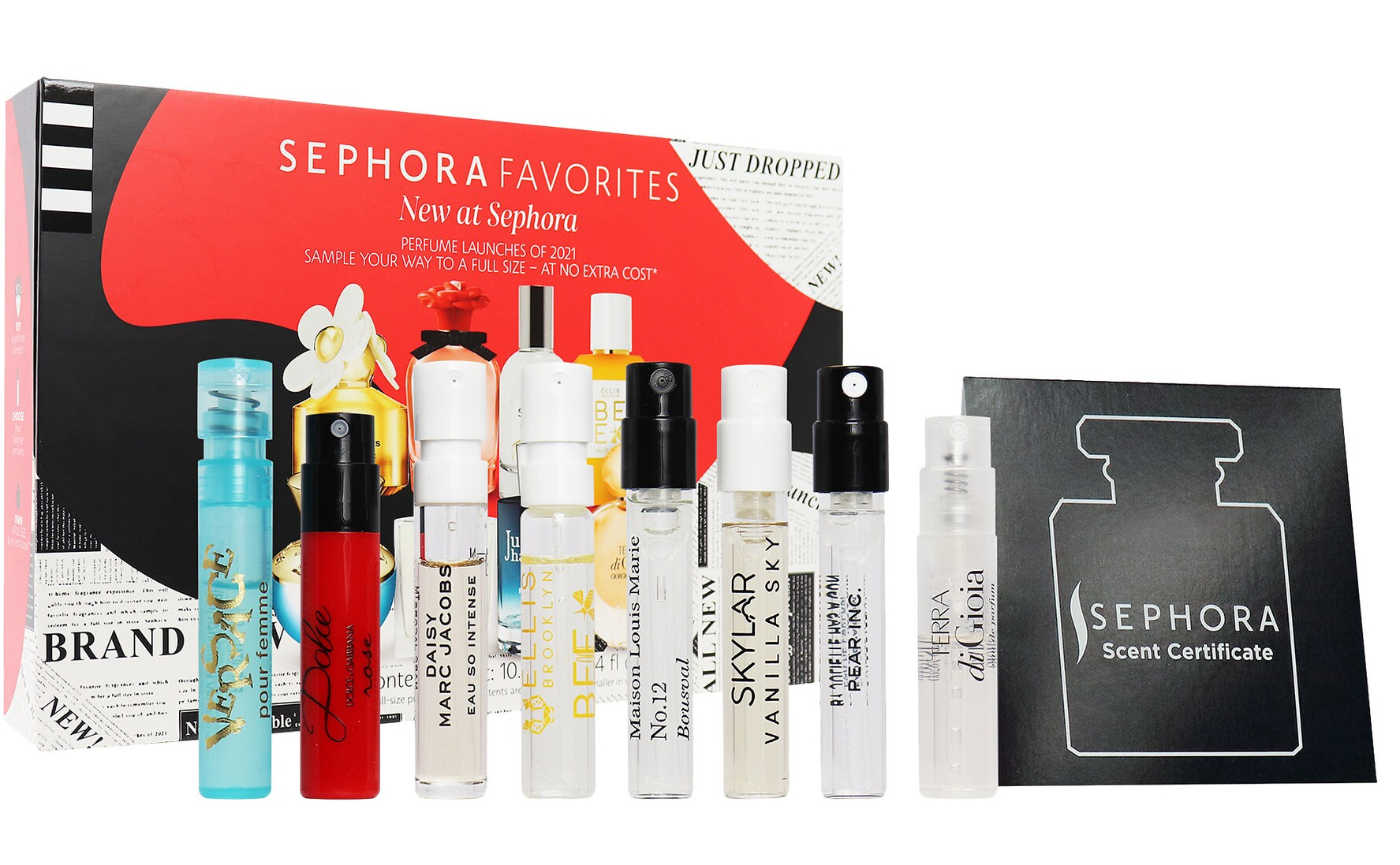 Sephora Favorites Best of Vanilla Perfume Sampler Set with Certificate