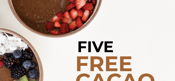 SmoothieBox Coupon: FREE Cacao Smoothies With First Box is Back!