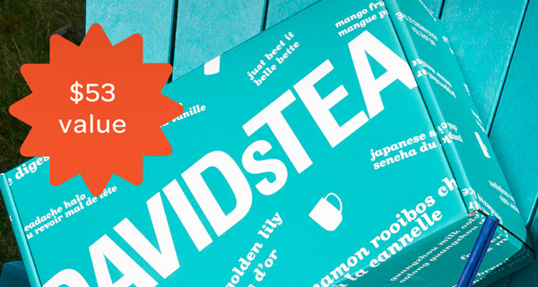 David’s Tea Deal: FREE Spring 2021 David’s Tea Tasting Club Box With $99 Purchase!