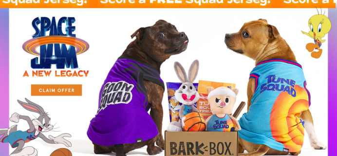 BarkBox Deal: FREE Squad Wearable Jersey With Space Jam Box!