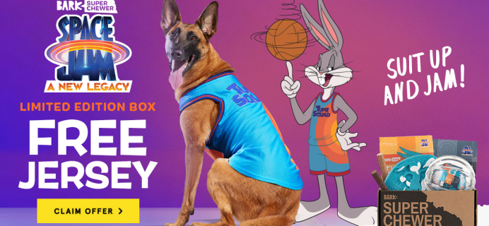 Super Chewer Deal: FREE Space Jam Tune or Goon Dog Jersey With First Box of Tough Toys for Dogs!