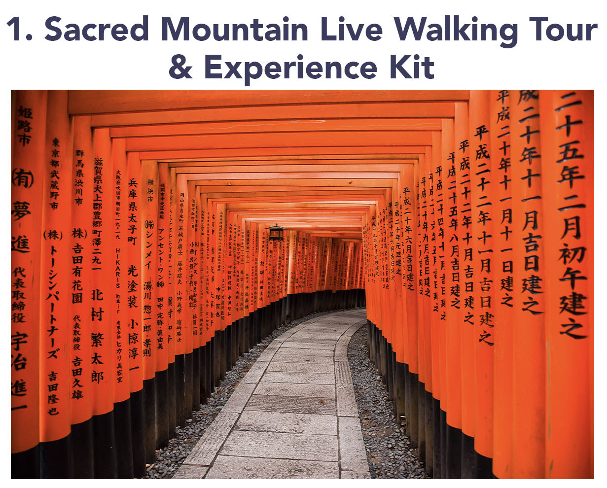 Journeebox Kyoto Box Add On Live Sacred Mountain Walking Tour Hello Subscription