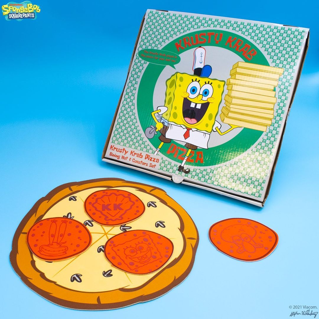 Krusty Krab Pizza Box Full Size Costume Prop From Spongebob 