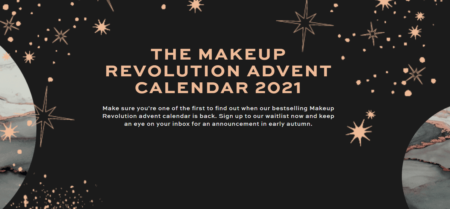 Makeup Revolution Advent Calendars 2021 Opens Waitlist! {UK} - Hello  Subscription