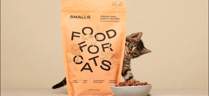Smalls Cat Food Subscription Coupon:  20% Off + FREE Shipping + FREE Treats FOR LIFE With Subscription!