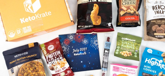 KetoKrate July 2021 Subscription Box Review + Coupon