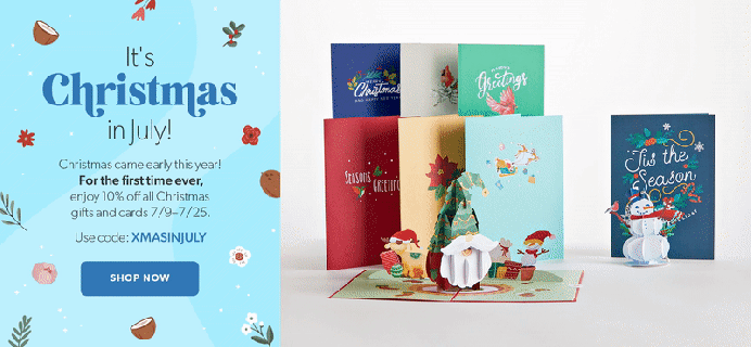 Lovepop Cards Christmas in July Sale: Get 10% off On All Christmas Gifts and Cards – Advent Calendars Included!