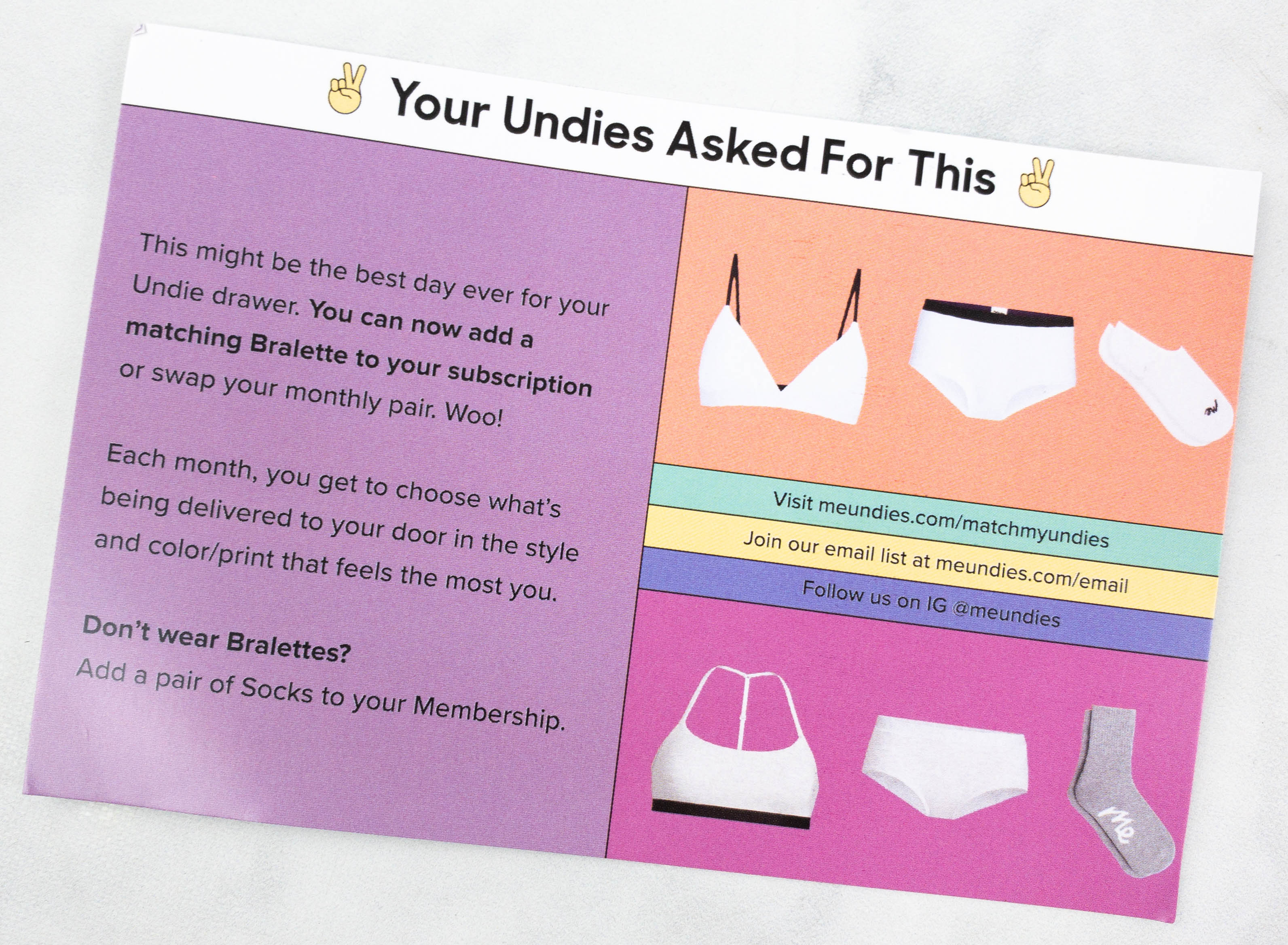 You Can Now Subscribe to Monthly Undies Delivery