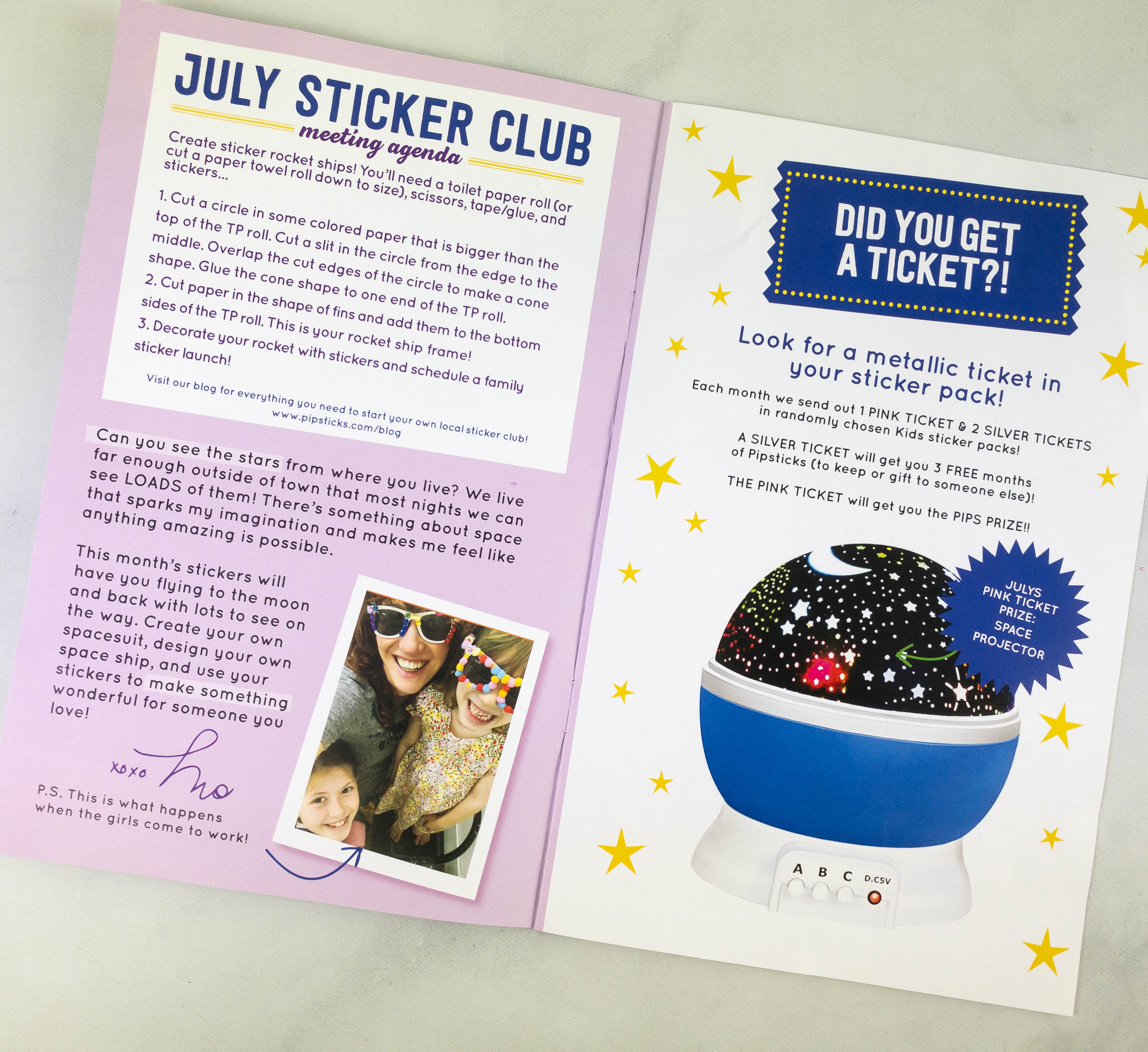 Monthly Sticker Club for Kids