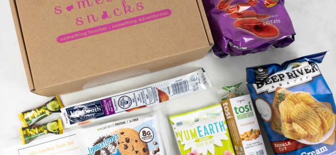 Something Snacks July 2021 Subscription Box Review + Coupon