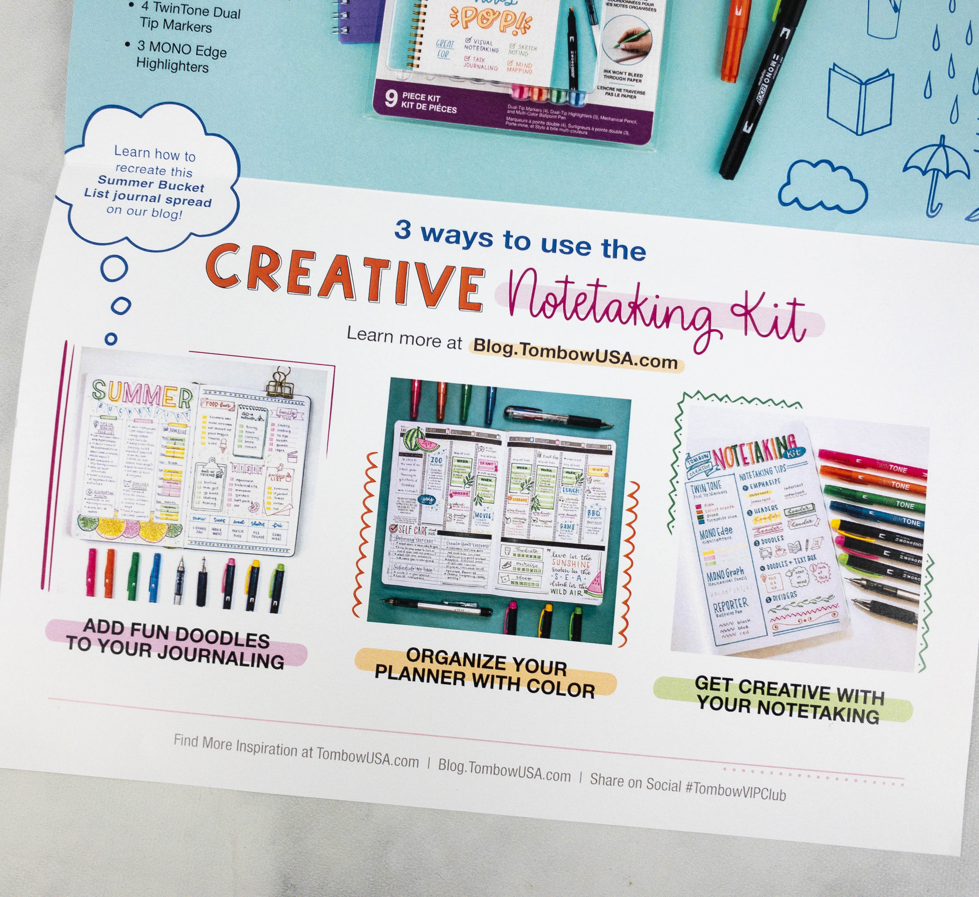 Learn to Doodle Kit by Tombow