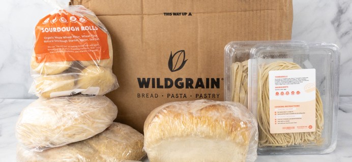 Wildgrain Unboxing + Coupon – Pasta, Sticky Buns, Muffins, and More!