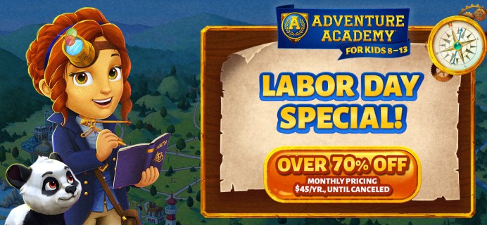 Adventure Academy Labor Day Sale: Get 1 Year of Adventure Academy for $45 – Over 70% Off!