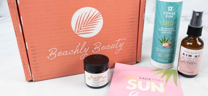 Beachly Beauty Box Review + Coupon – August 2021