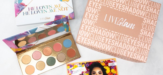 LiveGlam Eyeshadow Club He Loves Me, He Loves Me Not Palette + Coupon