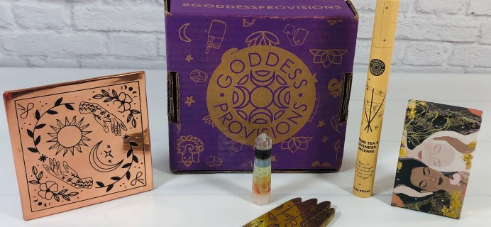 Goddess Provisions August 2021 Subscription Box Review