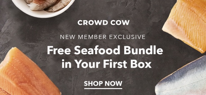 New Crowd Cow Members Get FREE Seafood Bundle!