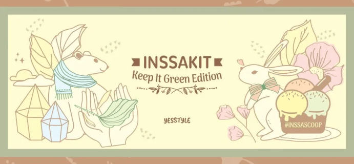 YesStyle x INSSAKIT Releases Keep It Green Edition Box: 10 Vegan and Cruelty-Free K-Beauty Products!