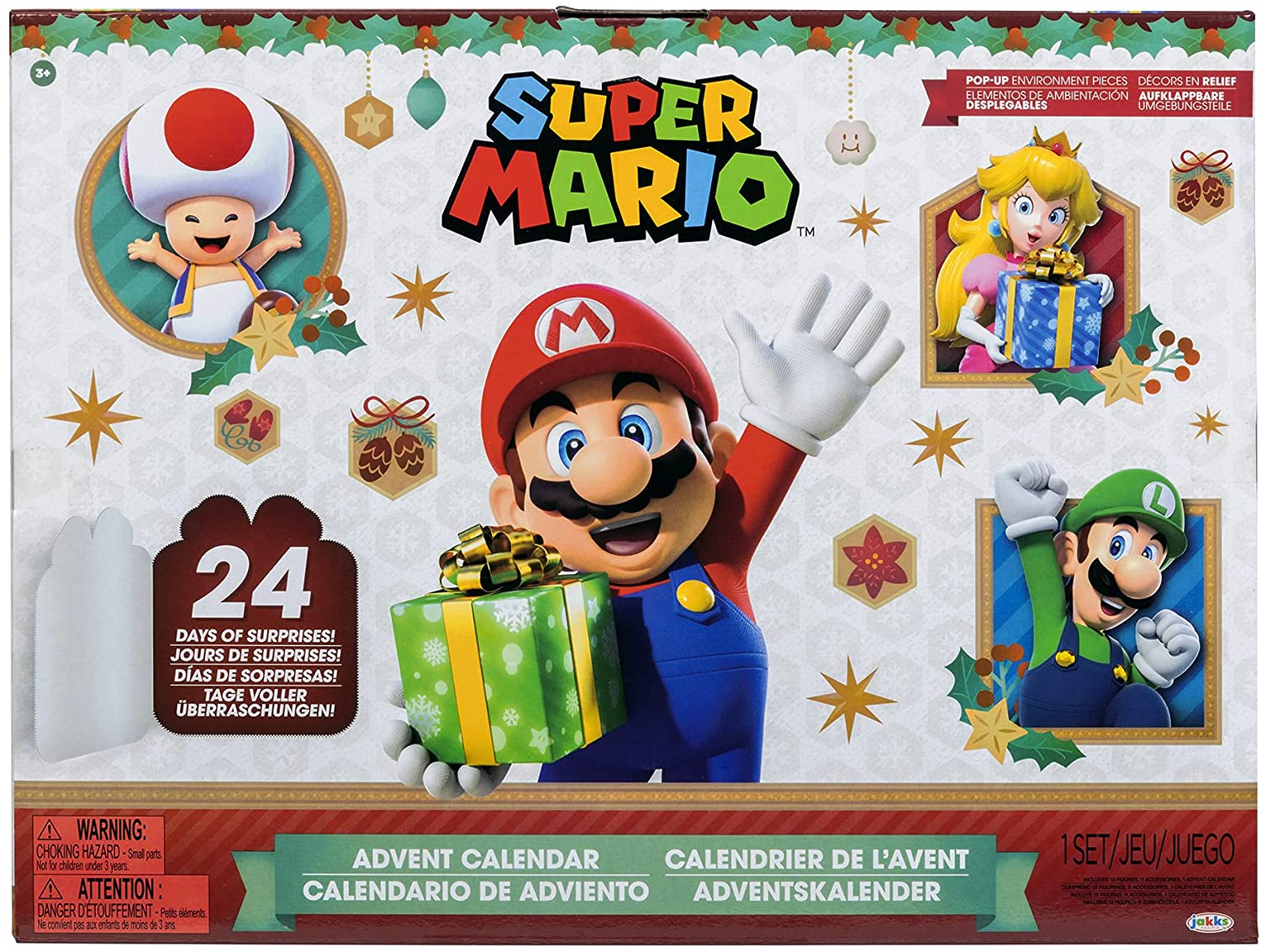 2021 Super Mario Advent Calendar: Never Before Seen Santa and Snowman Mario!  - Hello Subscription