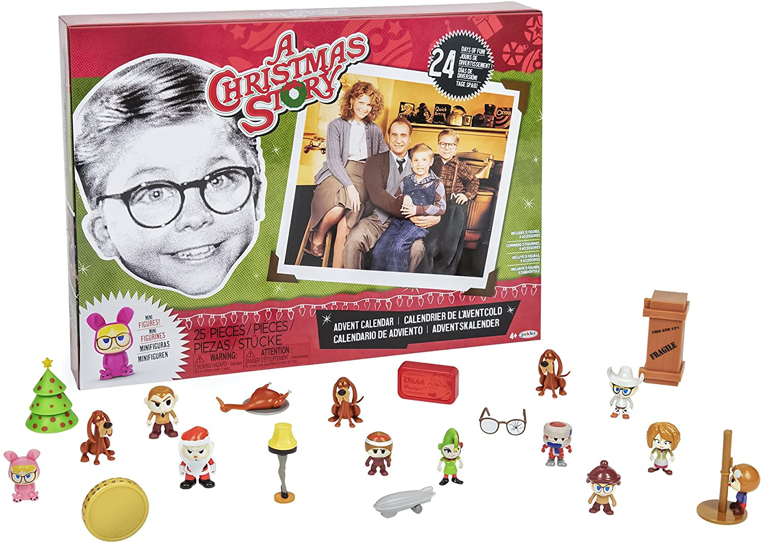 2021 Jakks Holiday A Christmas Story Advent Calendar 24 Fun