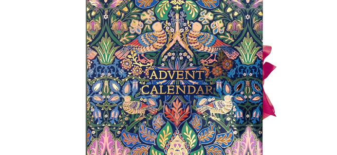 William Morris & Co. Dove & Rose Beauty Advent Calendar For 2021 Is Here: 24 Bath and Beauty Treats + Spoilers!