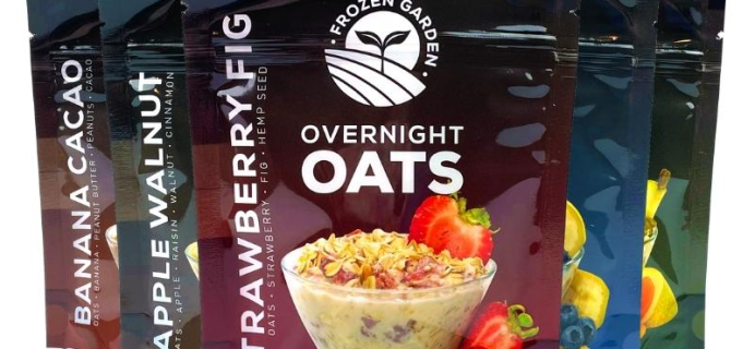 Frozen Garden Launches Overnight Oats: 5 Hearty Flavored Oats When You Don’t Have The Time To Make Breakfast!