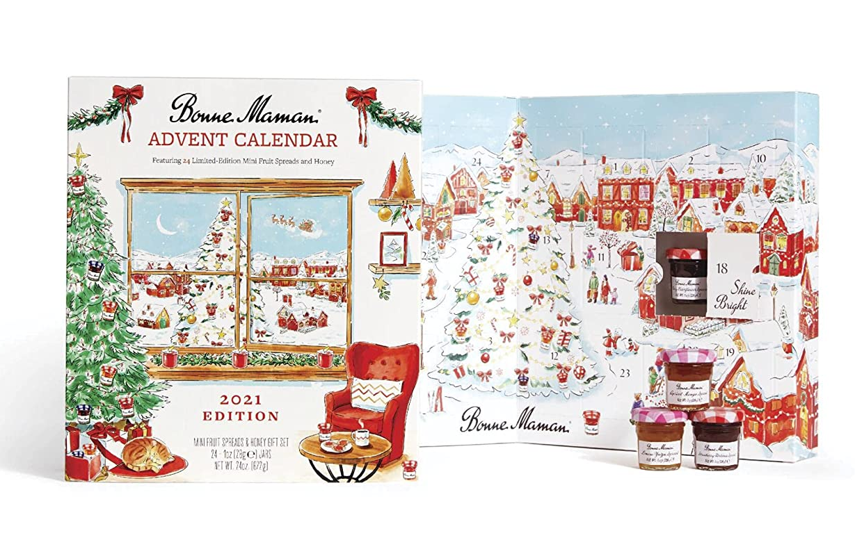 2021 Bonne Maman Advent Calendar Is Here 24 Mini Fruit Spreads & Honey