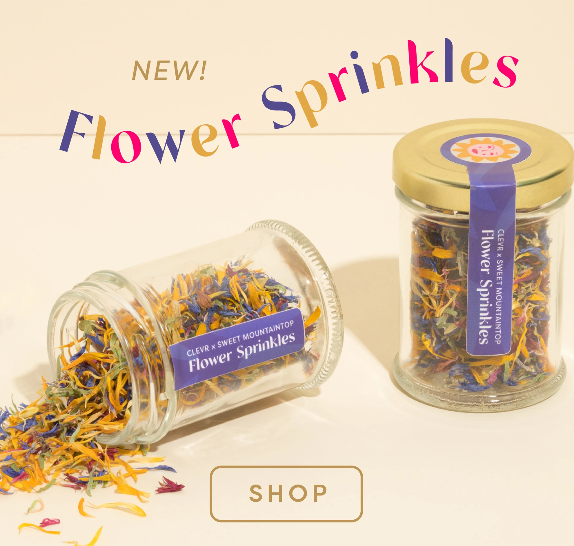 Clevr Blends Launches Flower Sprinkles: Edible Flower To Level Up