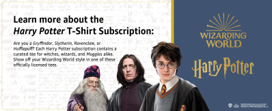 Harry Potter T-Shirt Club: For Witches, Wizards, and Muggles Alike!