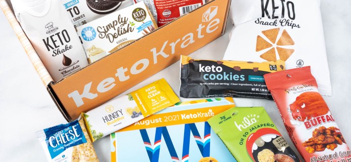 KetoKrate August 2021 Subscription Box Review + Coupon