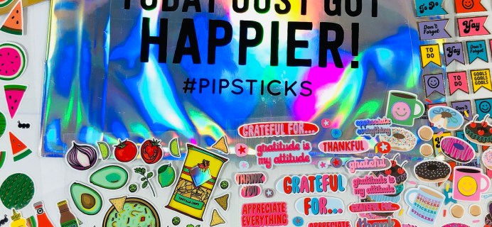 Pipsticks Pro Club Classic July 2021 Sticker Subscription Review + Coupon!