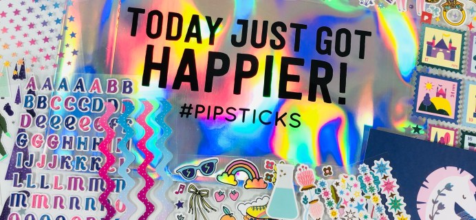 Pipsticks Pro Club Classic August 2021 Sticker Subscription Review + Coupon!