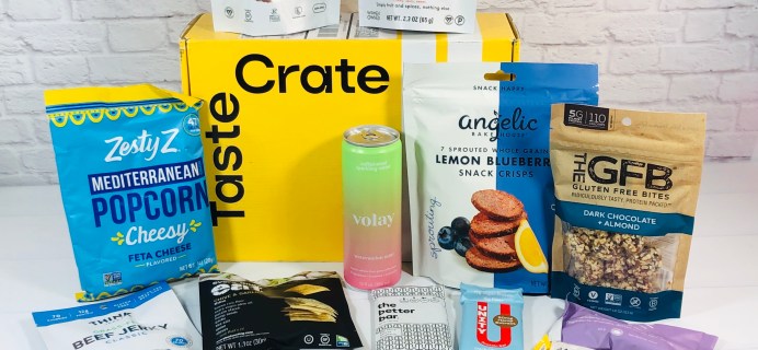 TasteCrate August 2021 Subscription Box Review