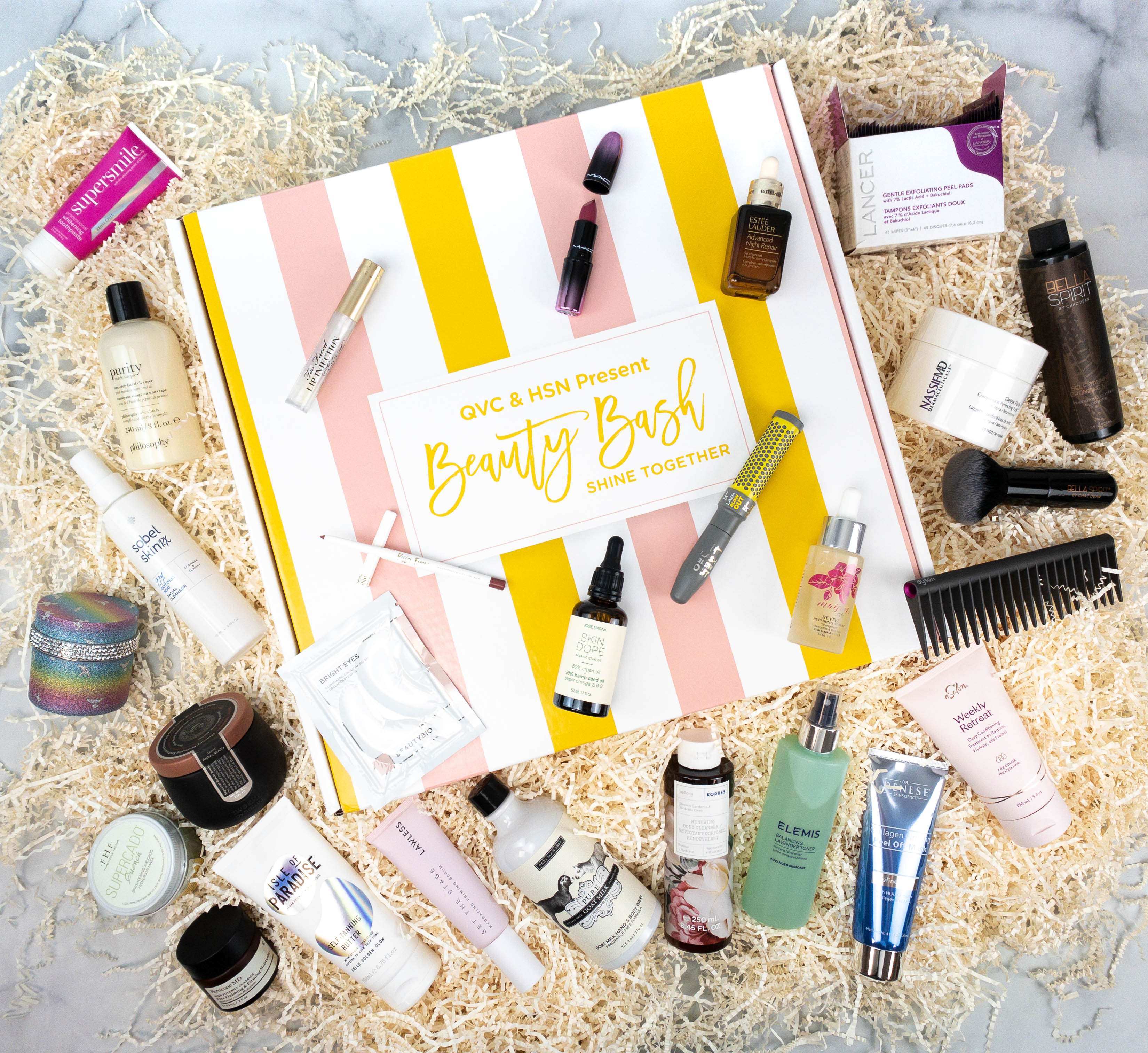 QVC & HSN 2021 Beauty Bash Discovery Box Review - Hello Subscription