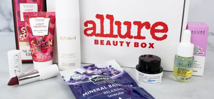 Allure Beauty Box September 2021 Review & Coupon