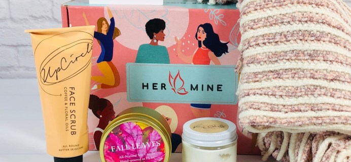 HER-MINE Box September 2021 Subscription Box Review + Coupon