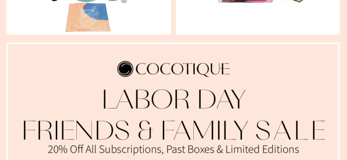 Cocotique Labor Day Sale: 20% Off + FREE Box Deal!