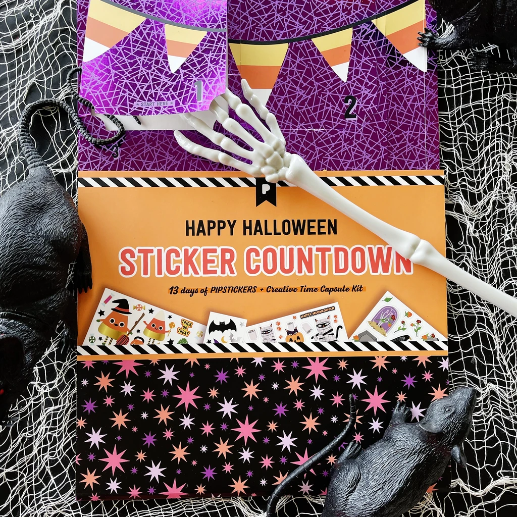 2021 Pipsticks Halloween Sticker Countdown Calendar! Hello Subscription