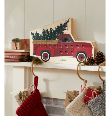 L.L.Bean Red Truck Advent Calendar Is Here: Featuring The Iconic Red Truck!