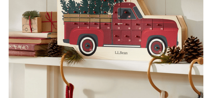 L.L.Bean Red Truck Advent Calendar Is Here: Featuring The Iconic Red Truck!