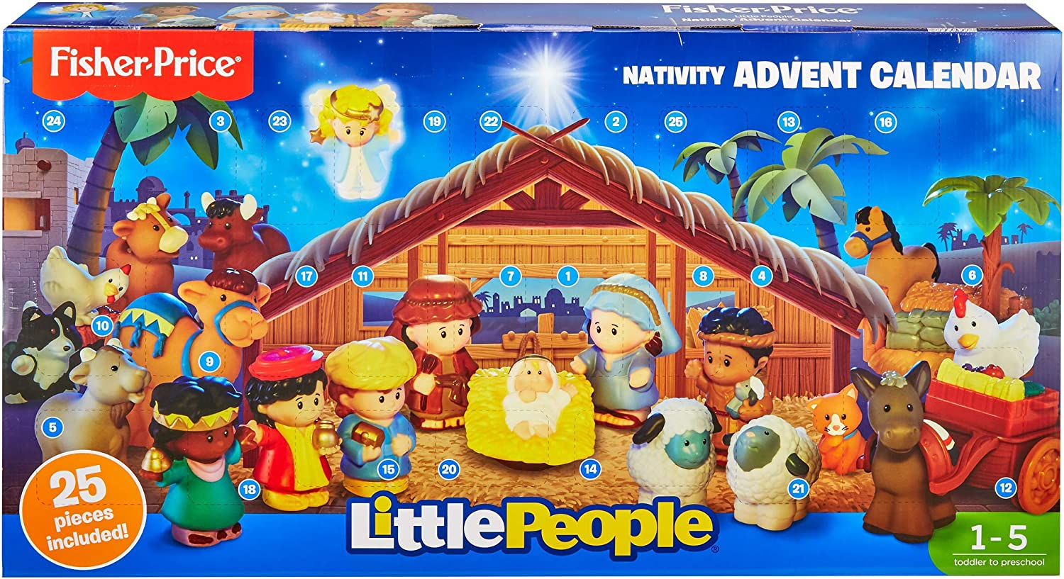 little people nativity calendar