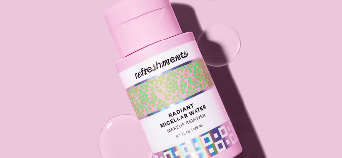 Refreshments Launches Radiant Micellar Water: Your New Cleanser/Makeup Remover Essential!
