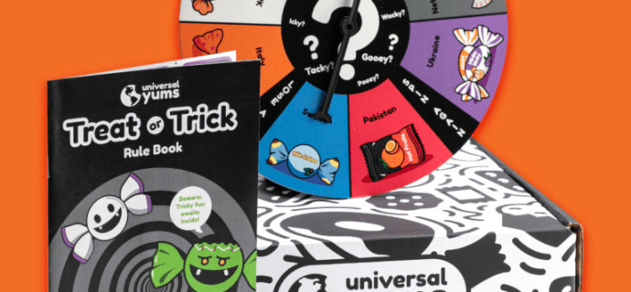 Universal Yums Halloween 2021: Treat or Trick Tasting Game Boxes!