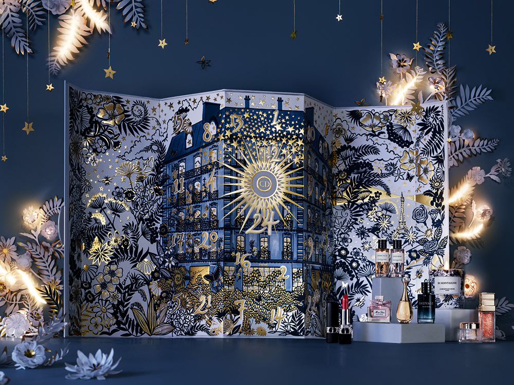2021 Dior Advent Calendar Countdown a Luxurious Garden of Blooms