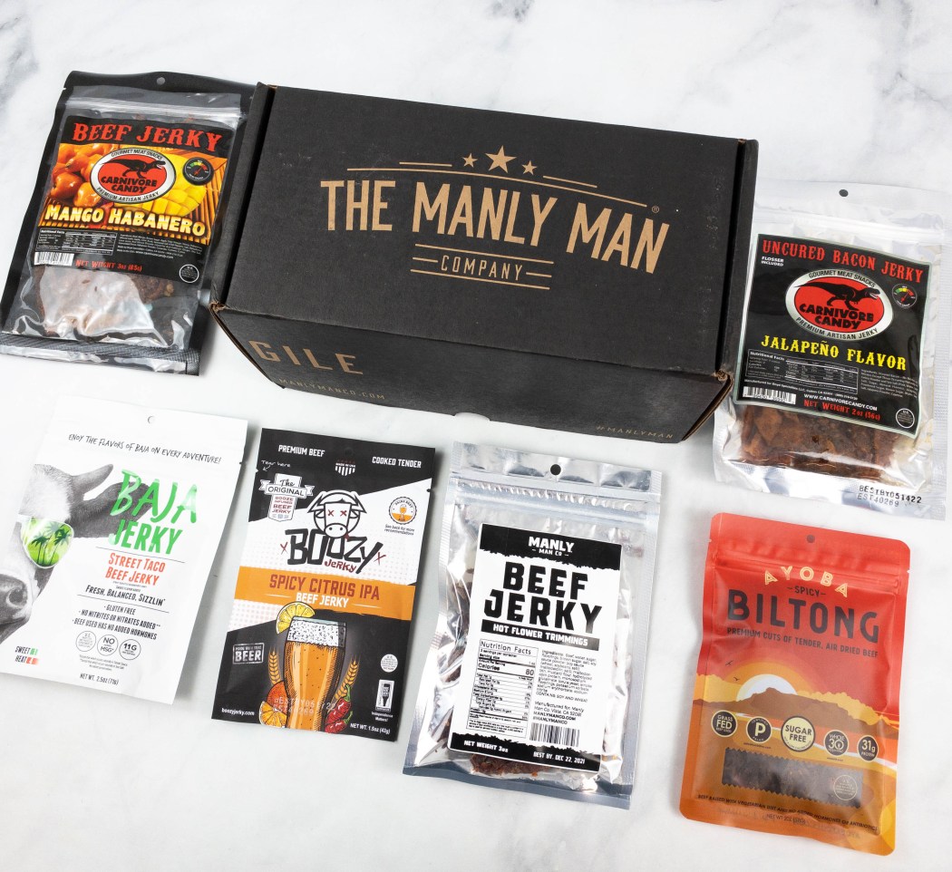 Jerky Lovers Assortment Gift Box, Beef Jerky Gift Baskets For Men - Jerky  Variety Pack Gift Set Of 25 Unique Premium Beef Jerky sticks, strips and  more - Gift box for men