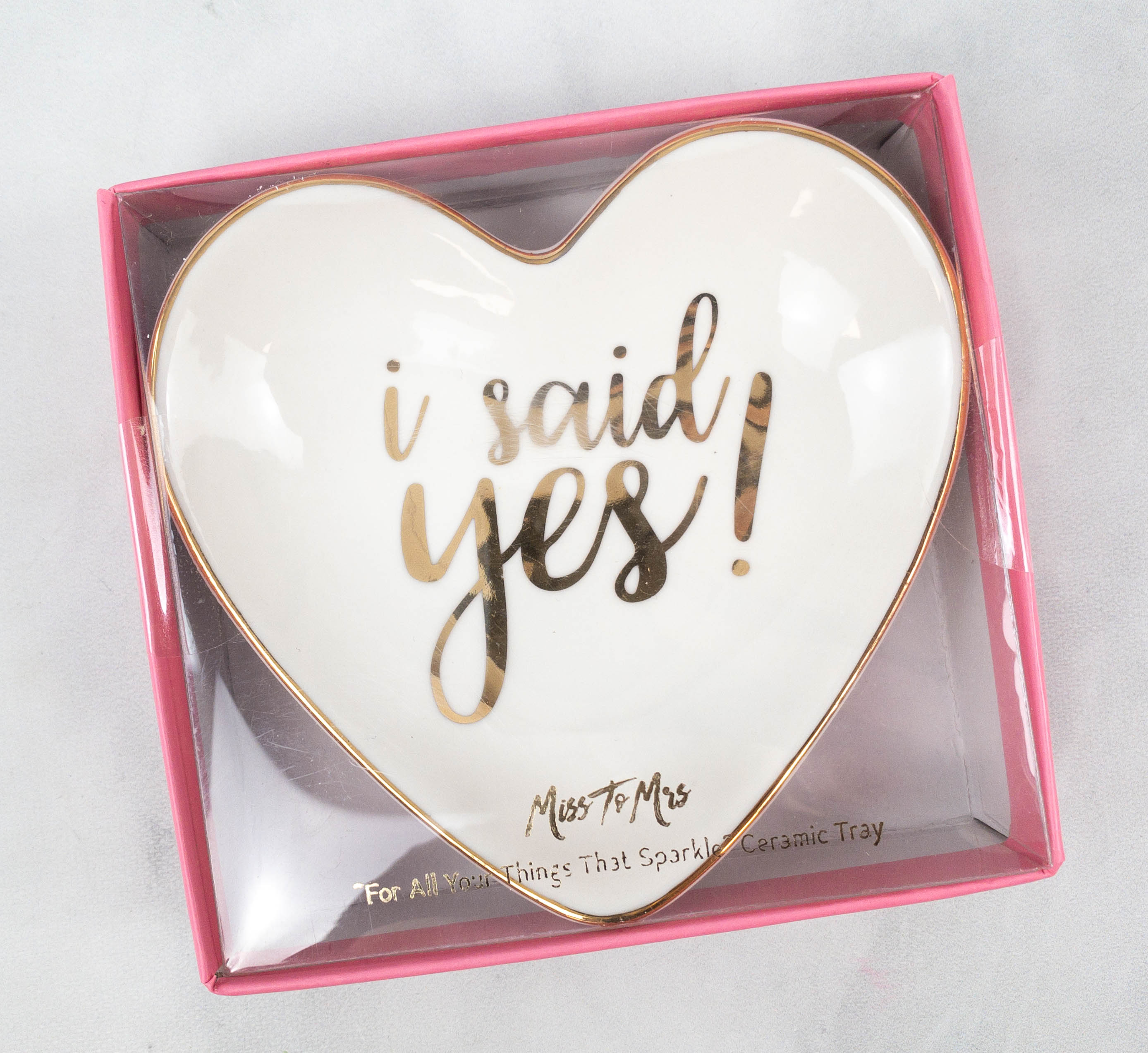 I Said Yes Box - Celebrate Your Engagement - Mrs At Last!™