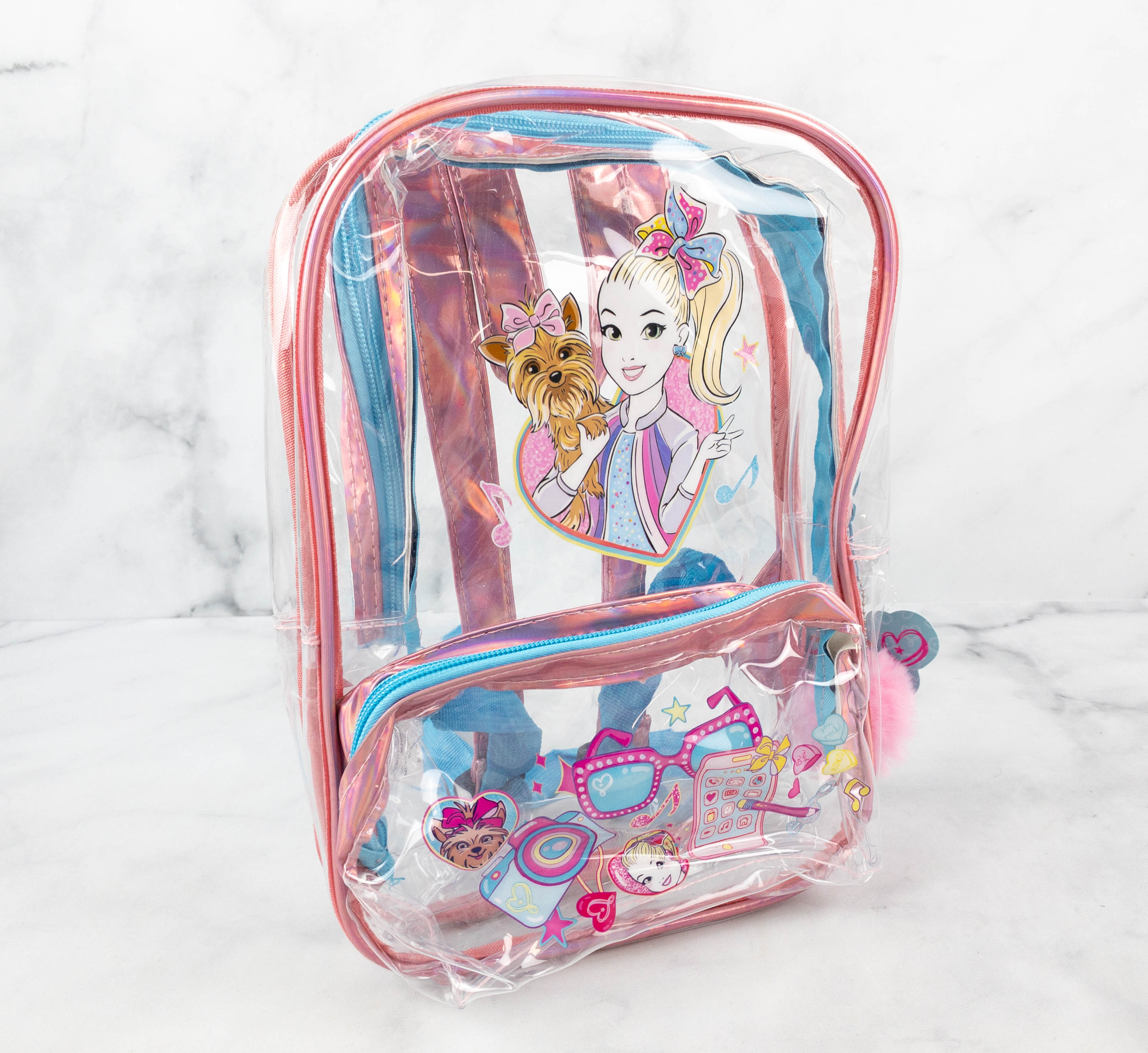 Jojo siwa 2025 clear backpack