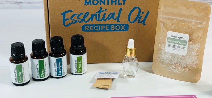 Simply Earth October 2021 Essential Oil Subscription Box Review + Coupon