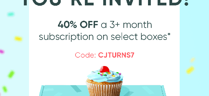 Cratejoy 7th Anniversary Sale: Save 40% On Subscriptions!